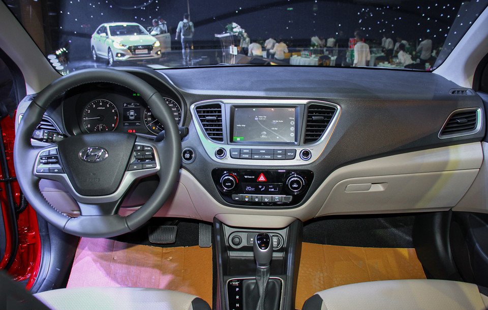 Đánh giá nhanh nội thất Hyundai Accent 2020