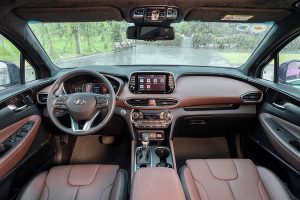 Đánh giá nội thất Hyundai SantaFe 2020