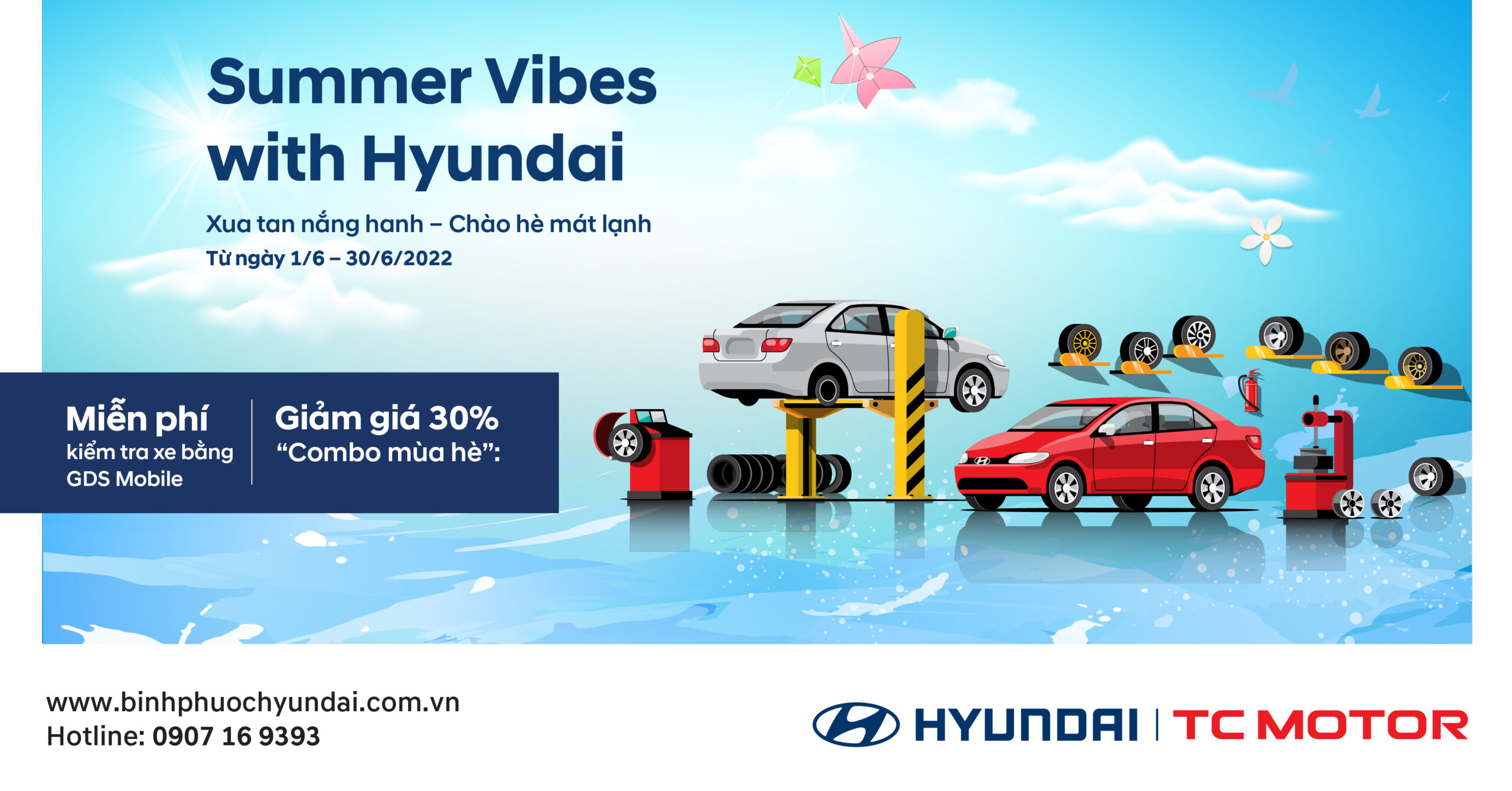 Summer vibes with Hyundai (Xua tan nắng hanh – Chào hè mát lạnh)